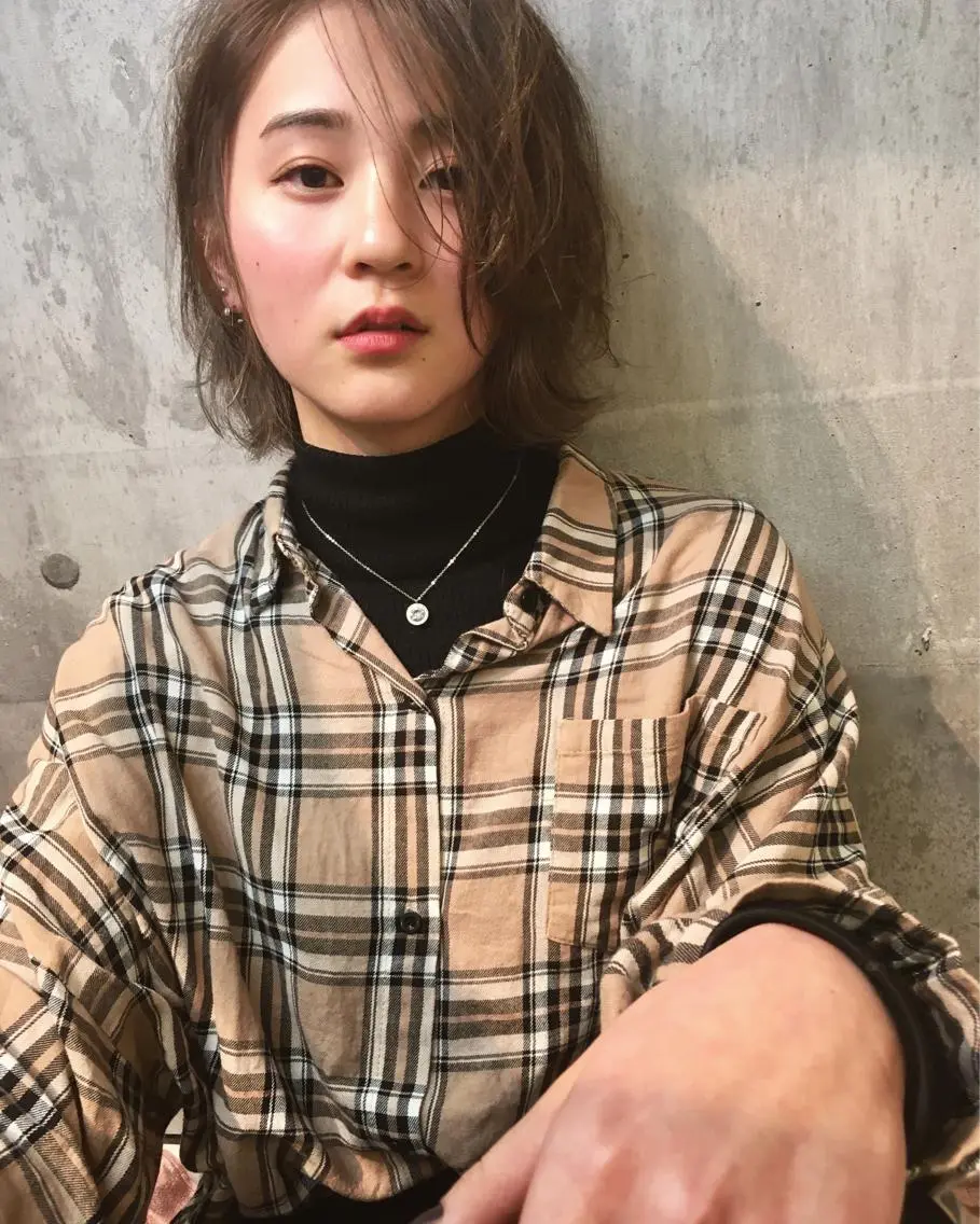 ショート カラー ショートヘア カット ヘアカラー トリートメント 田室 和幸のヘアスタイル