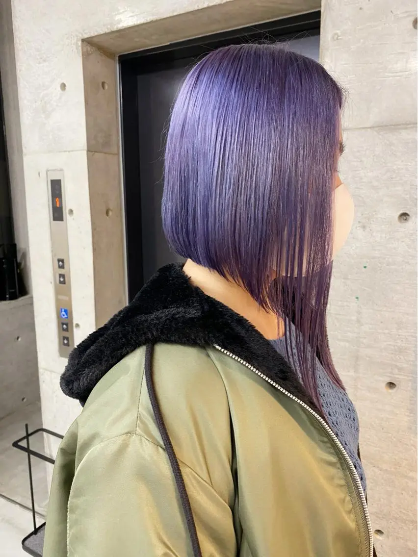 ミディアム デザインカット son hair HIROEのヘアスタイル