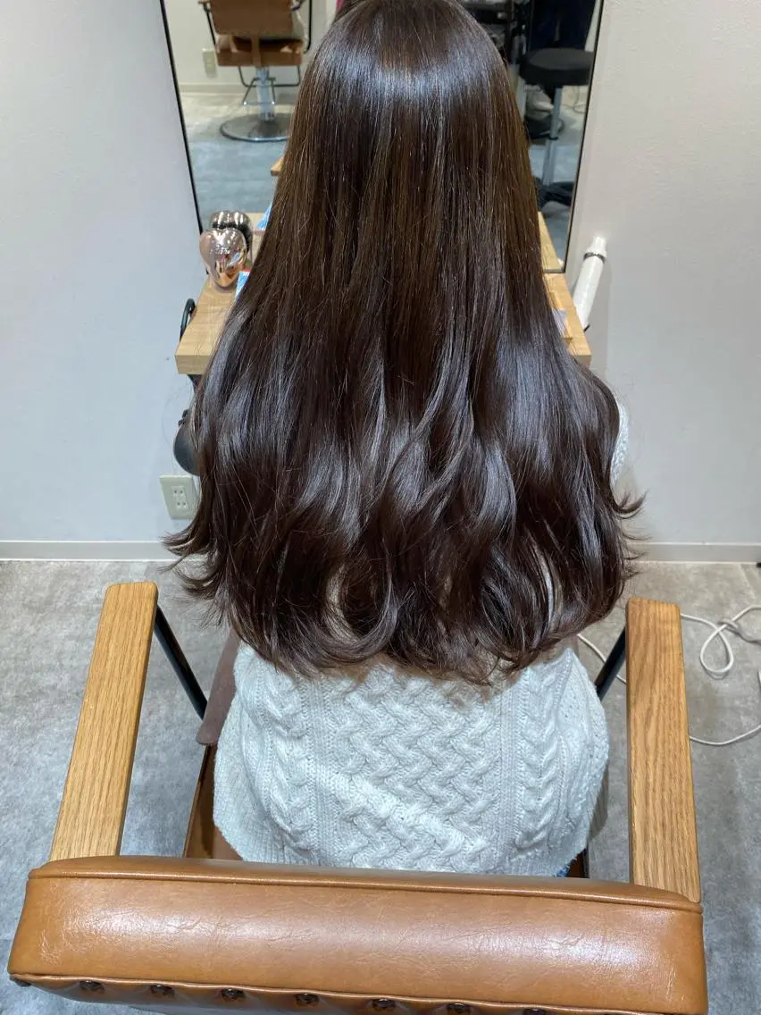 ロング カラー 透明感カラー オスズ 🎀´-のヘアスタイル