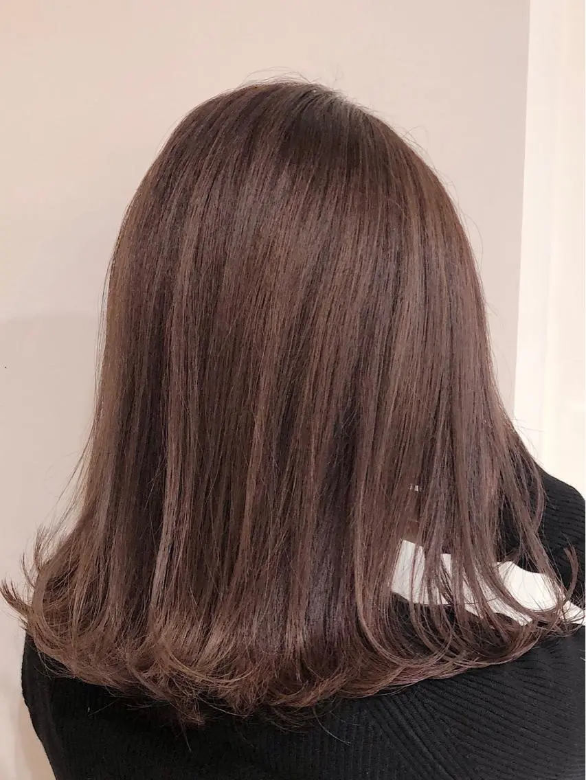 ミディアム カラー ヘアアレンジ 【公式】amble luxe池袋東口🩷のヘアスタイル