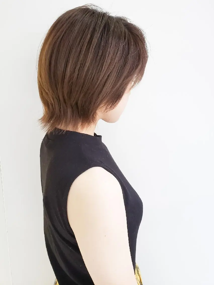 ショート カラー カット トリートメント 美髪⭐︎髪質改善 井上 康司のヘアスタイル