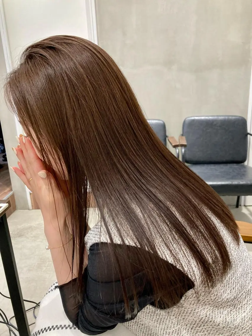 ロング 髪質改善 トリートメント ヘアカラー トリートメント Larry🌼中下 美香のヘアスタイル