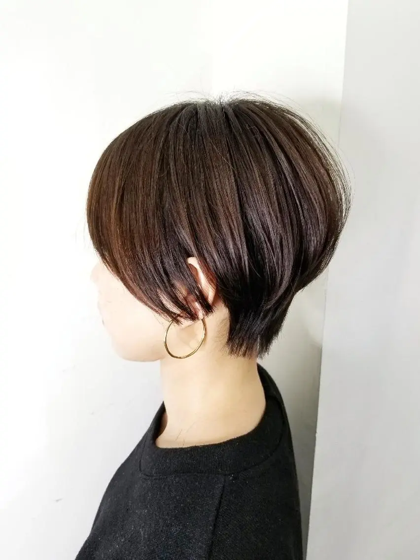 ショート ショートボブ ボブ ショートヘア TATSURO タツローのヘアスタイル