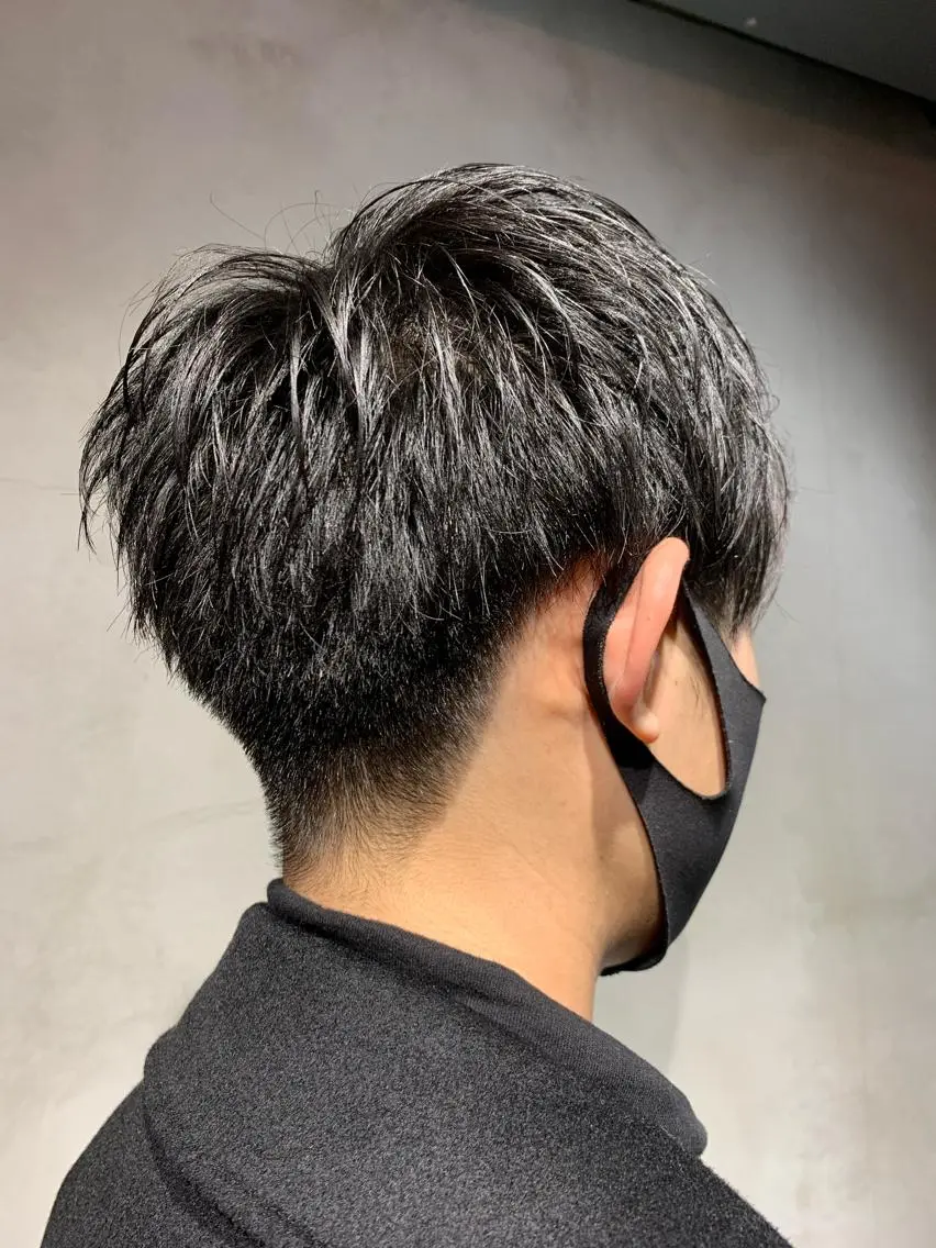 ショート カット メンズパーマ 工藤勇也のヘアスタイル