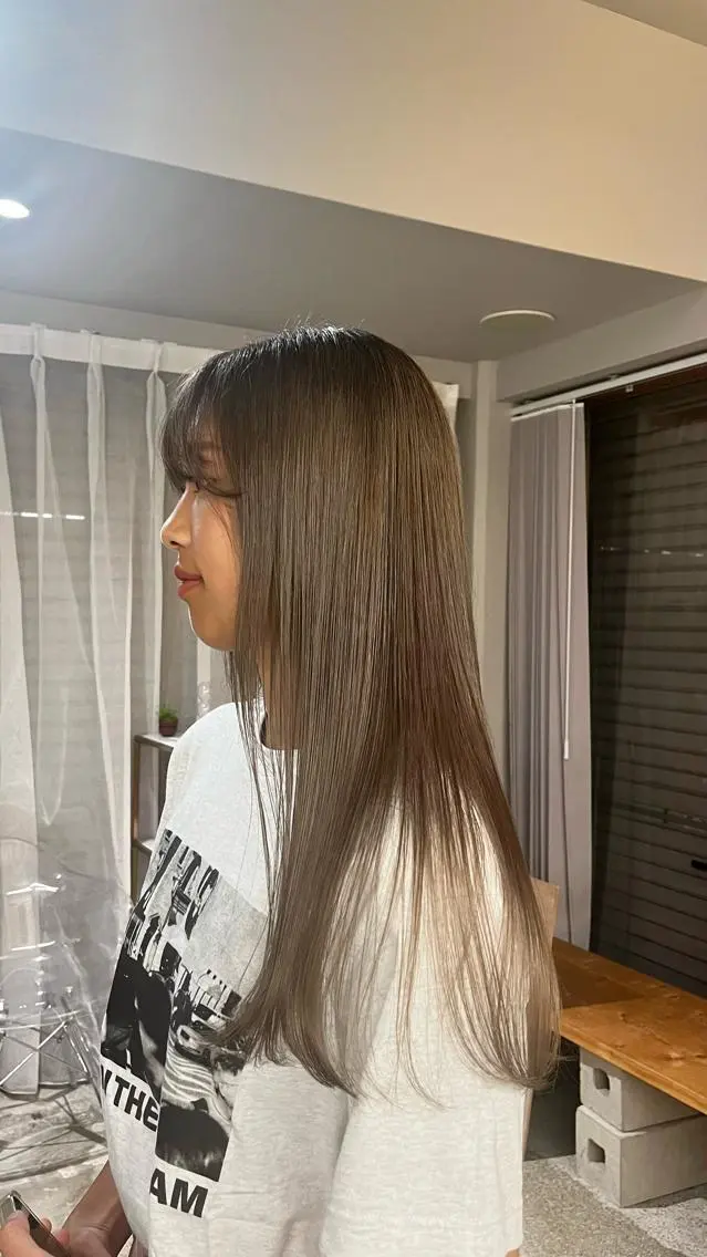 カラー 髪質改善カラー cipre 唯舞のヘアスタイル