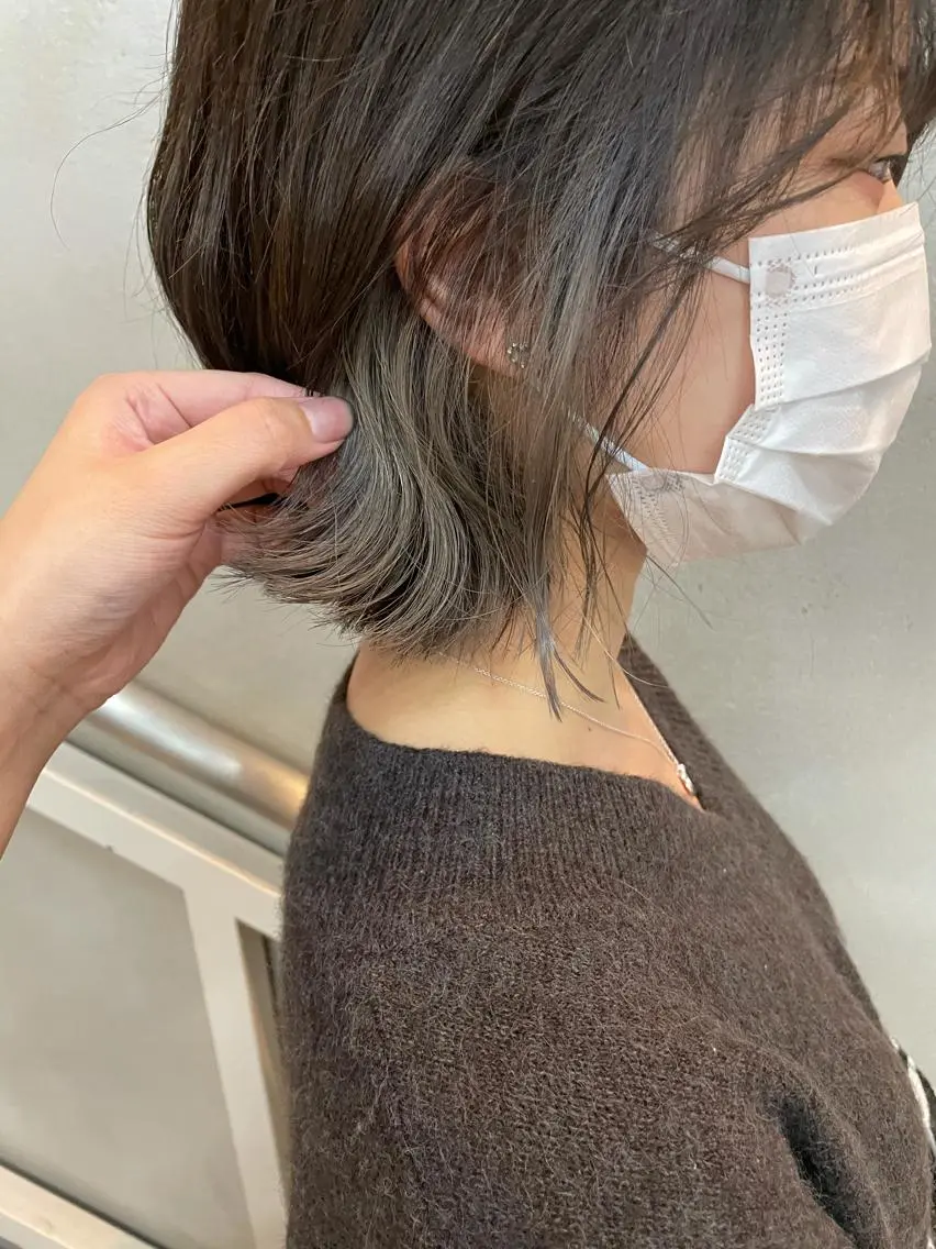 ショート カラー ブリーチ 沖縄/ヘアアレンジ /ナカノのヘアスタイル