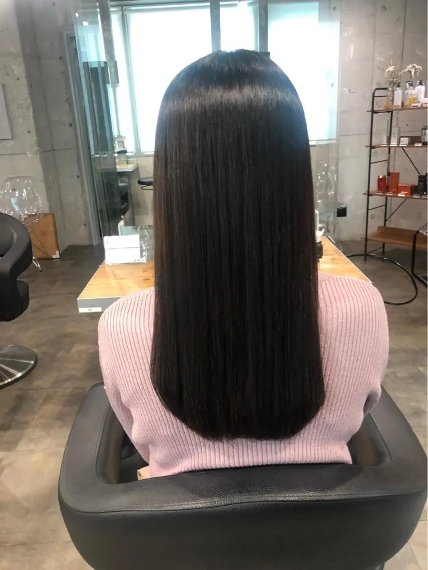 セミロング カラー カット トリートメント ヘッドスパ ヘアセット 【透明感×レイヤー】 🍃RIKU🍃のヘアスタイル