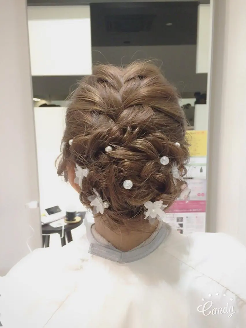 ヘアアレンジ 結婚式・ブライダル aimée/ まつ毛&眉毛サロンのマツエク・マツパデザイン