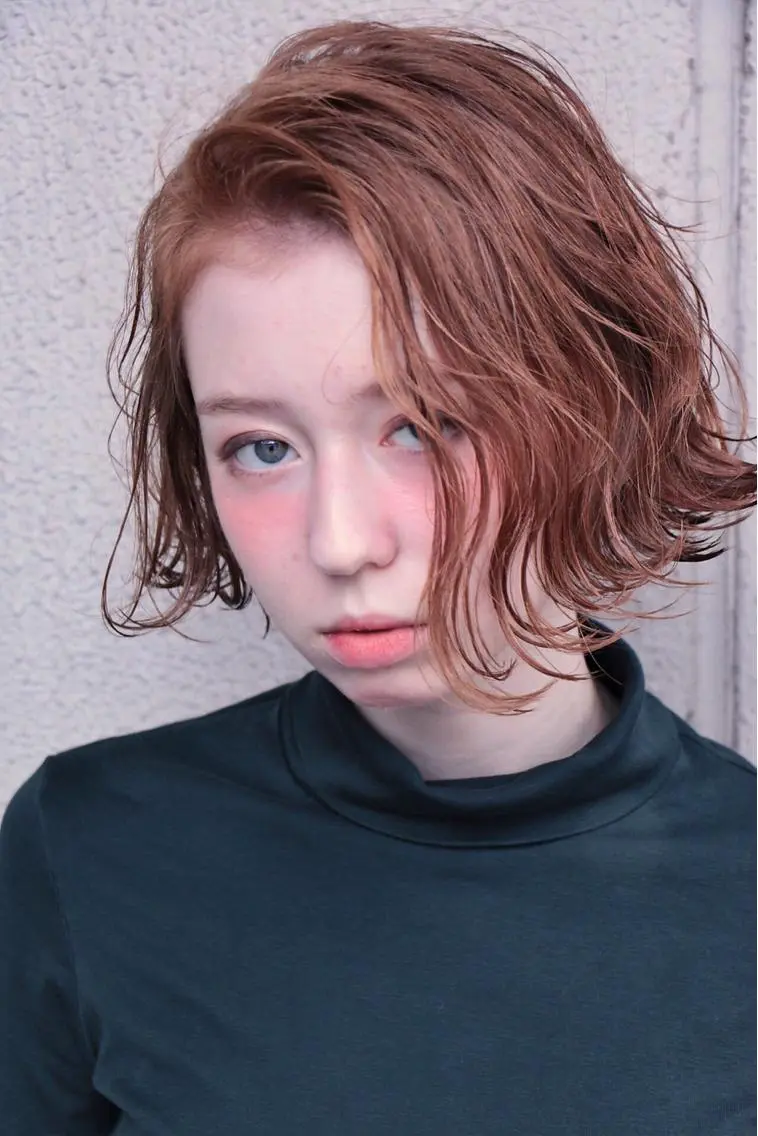 ショート カット ヘアカラー トリートメント 一ノ瀬 暁のヘアスタイル