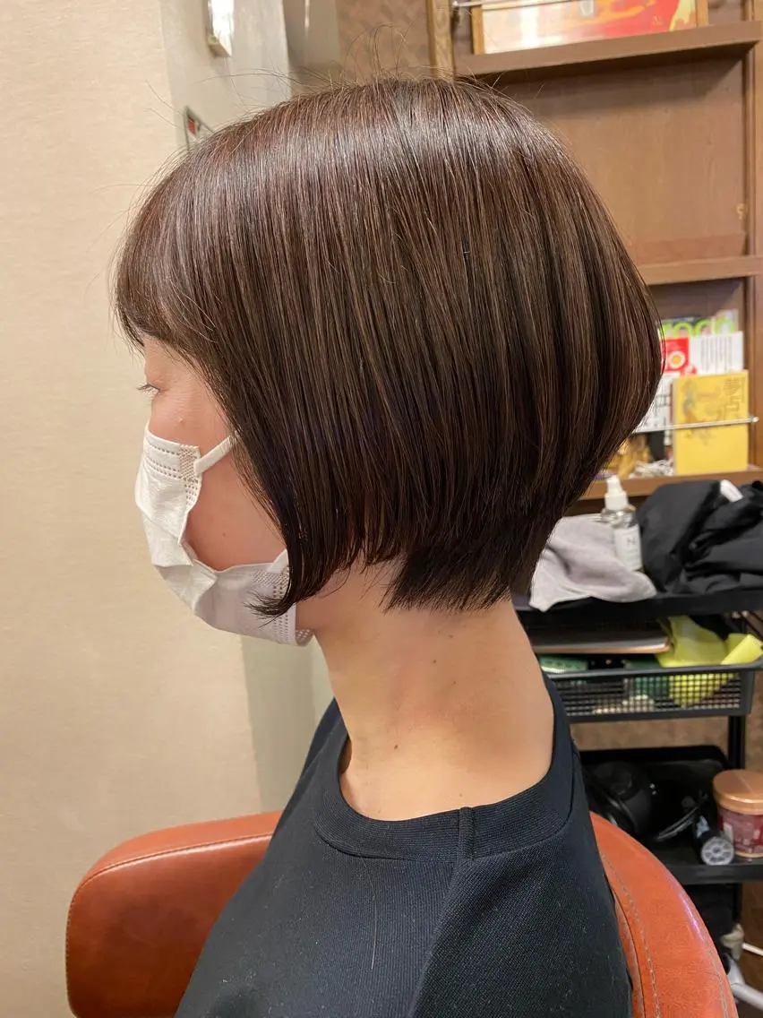ショート カラー カット ヘアカラー liL  hair サトウリョウタのヘアスタイル