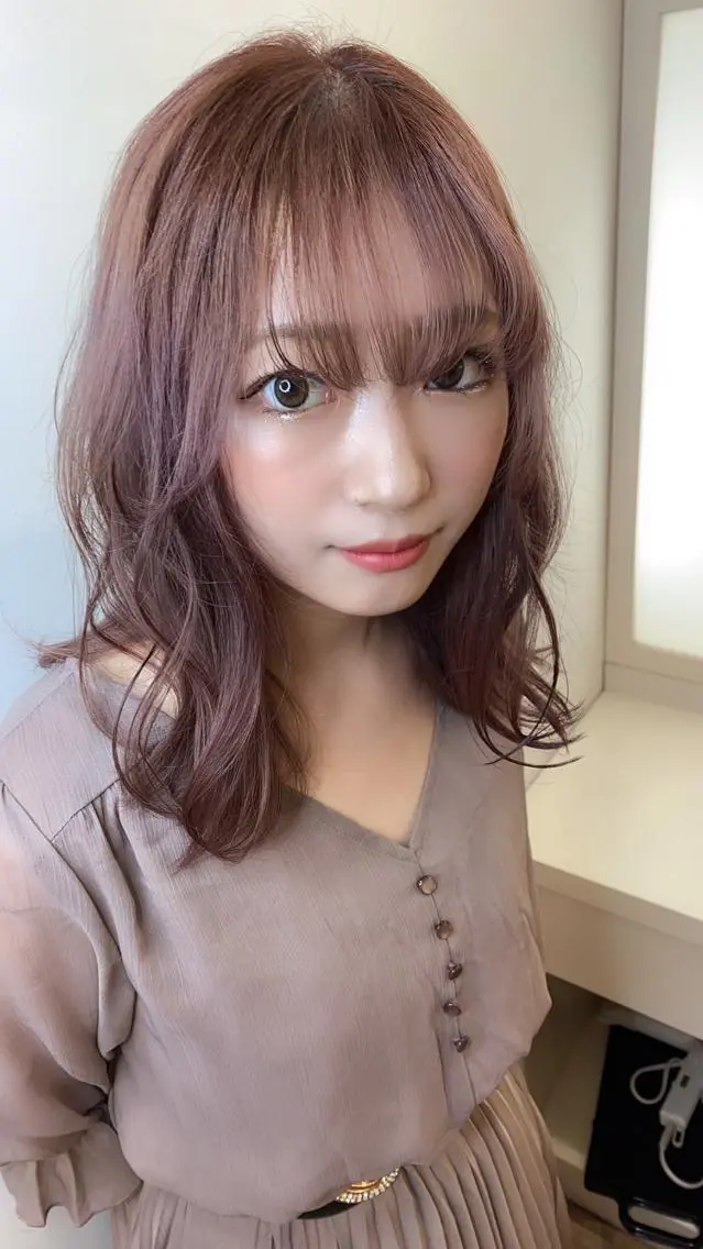 セミロング カット ヘアカラー トリートメント sail hairのヘアスタイル
