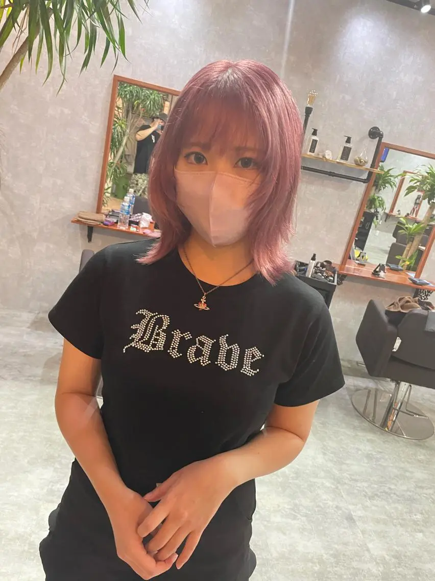 ショート andKおもろまち店 艶ダブルカラー✨のヘアスタイル