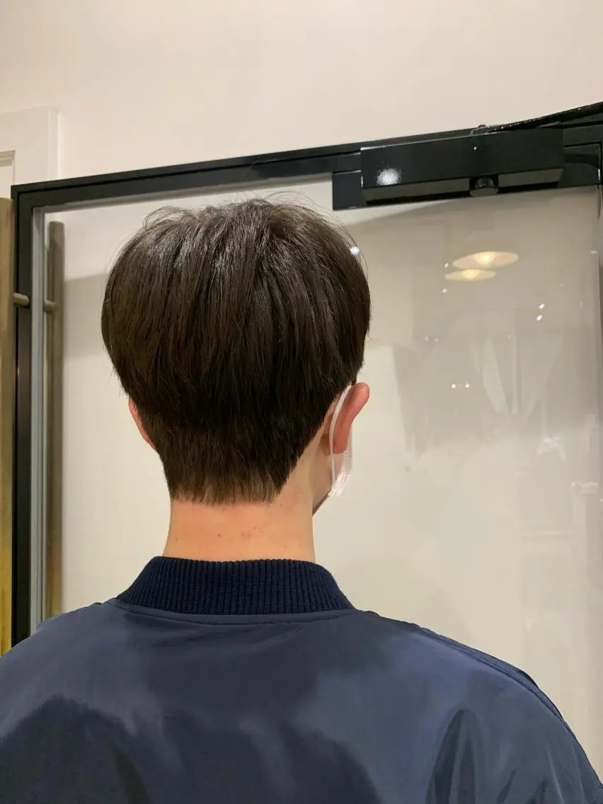 パーマ メンズ AMI🎀韓国ヘア 透明感カラーのヘアスタイル