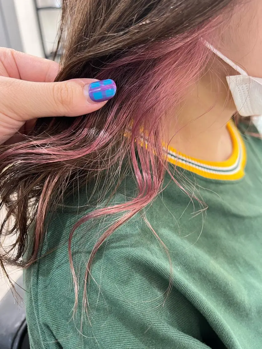 ロング カラー カット ヘアカラー トリートメント 🌼sunc HINAMI🌼のヘアスタイル