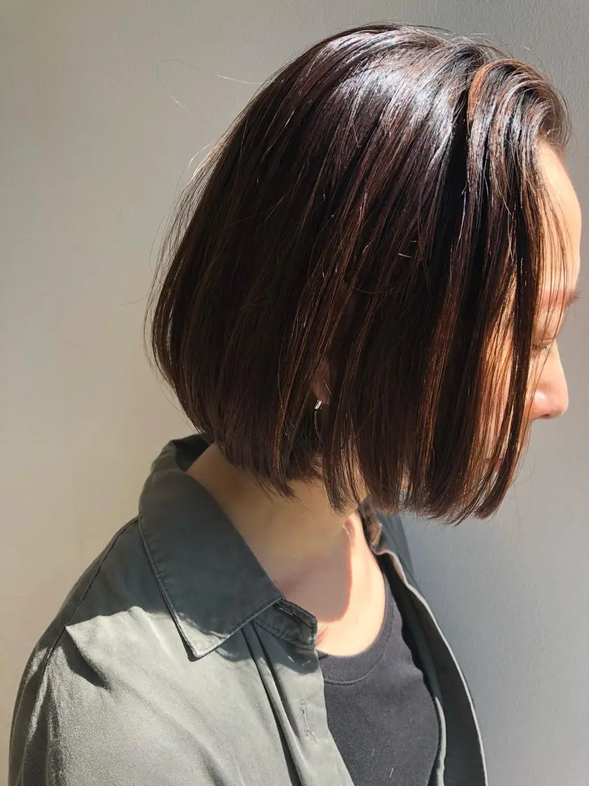 ショート カラー グレージュ ピンクカラー ヘアカラー 樋口 祐次郎のヘアスタイル