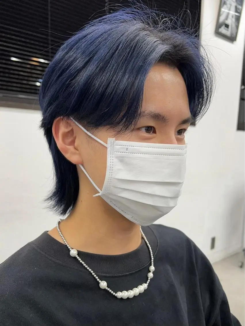 カラー メンズ メンズウルフカット ウルフカット カット 🧸艶々韓国ヘア 🧁mizunaのヘアスタイル