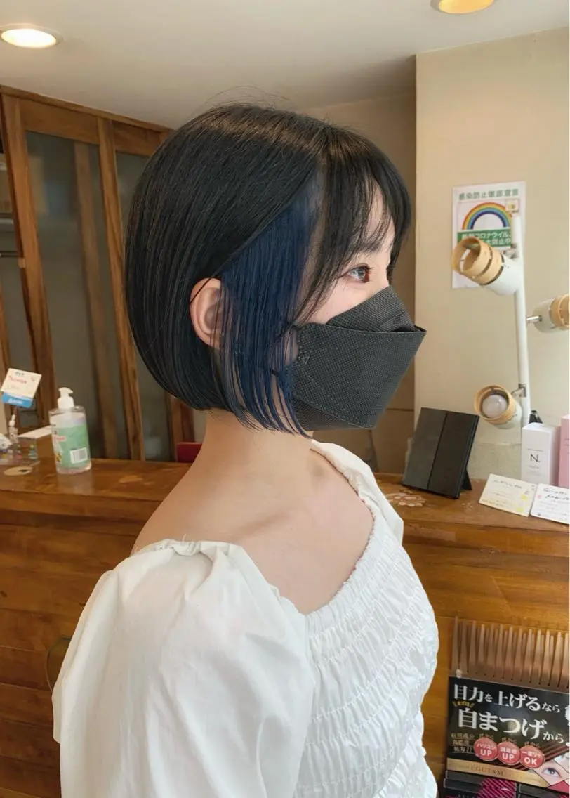 ショート カラー ヘアカラー トリートメント 矢野 晃平のヘアスタイル