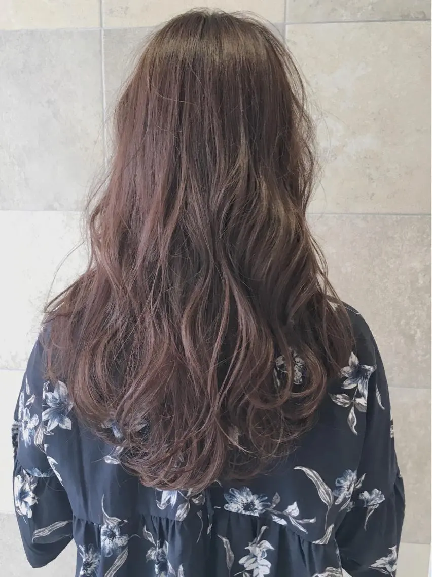 セミロング カラー カット ヘアカラー カット/メンズカット 藤田麻衣のヘアスタイル
