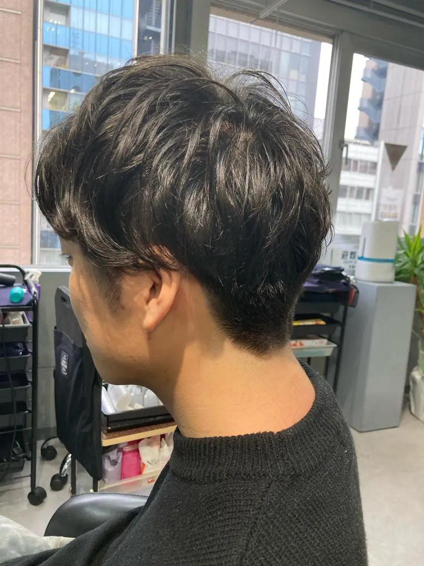 メンズ カット 髪質改善☺︎縮毛矯正 ふじい まりんのヘアスタイル
