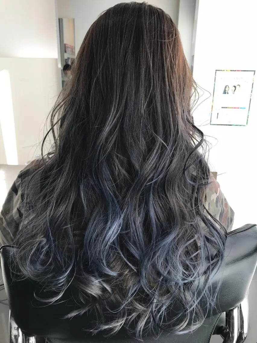 ロング カラー 関口 友行のヘアスタイル