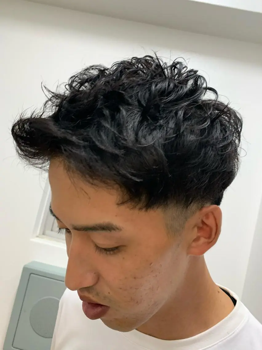 ショート パーマ メンズ ひらお あおとのヘアスタイル