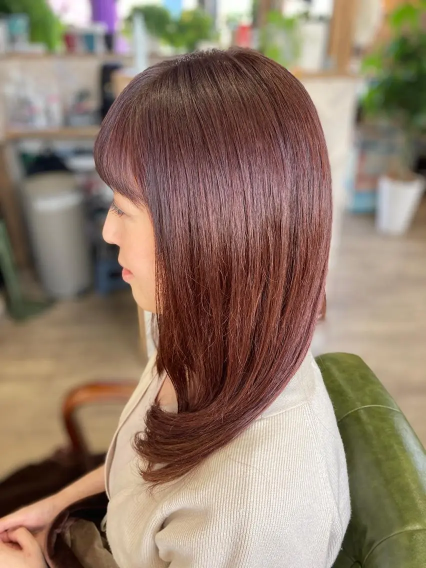ロング カット ヘアカラー 今井 里美のヘアスタイル