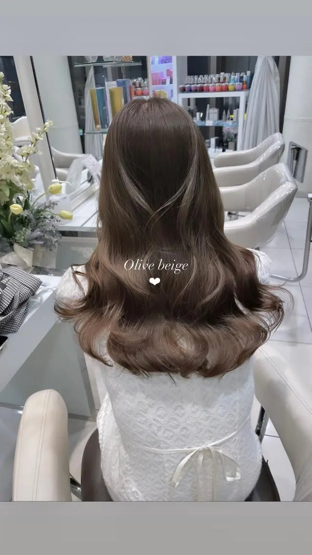 ロング カット ヘアカラー トリートメント ♡大人カワイイ hair♡徳井はやとのヘアスタイル