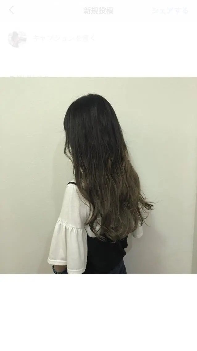 ロング カラー ベージュカラー ブリーチ グラデーションカラー カット ヘアカラー トリートメント 酸性縮毛矯正🧴韓国 レイヤー/髪質改善のヘアスタイル