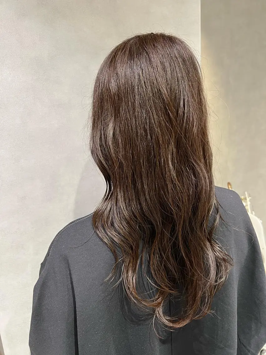 ロング カラー 桑原 希吏のヘアスタイル