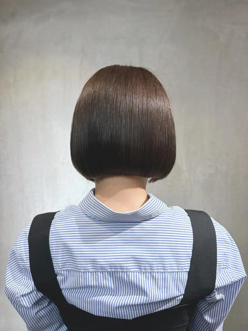 ショート カラー カット 縮毛矯正 トリートメント 【デザインカラー】 【ボブ】登戸澤田淳平のヘアスタイル
