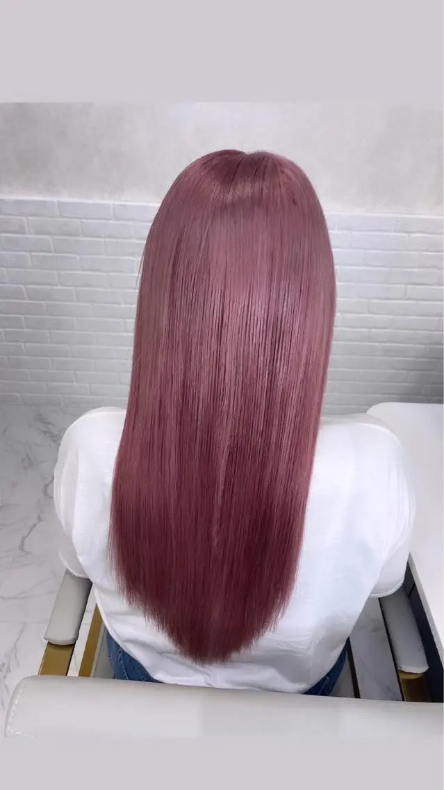 ミディアム エクステ Wistell 渋谷 ASUKAのヘアスタイル