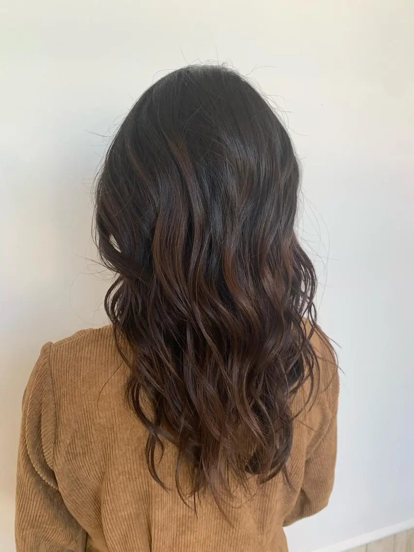 セミロング カラー ヘアカラー トリートメント 新井啓介 宇都宮美容師のヘアスタイル