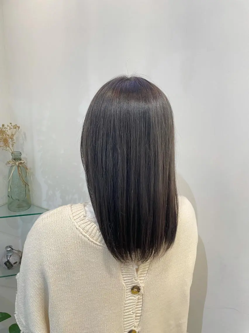 カラー ヘアカラー トリートメント 髪質改善カラー🤍 エクステ✨君島由実子のヘアスタイル