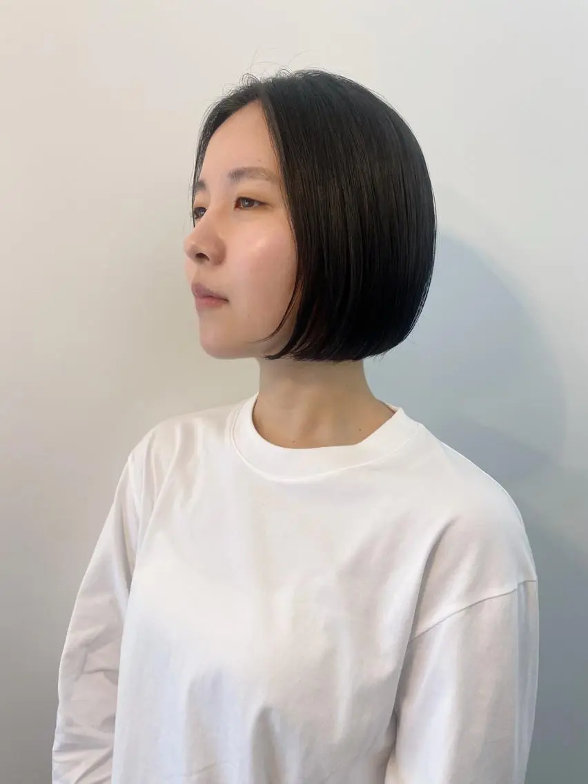 ショート ボブ 大石 沙季のヘアスタイル
