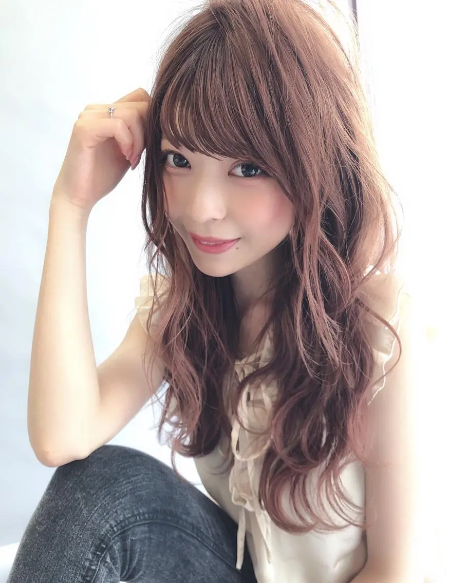ロング カット ヘアカラー トリートメント 具志 正太のヘアスタイル