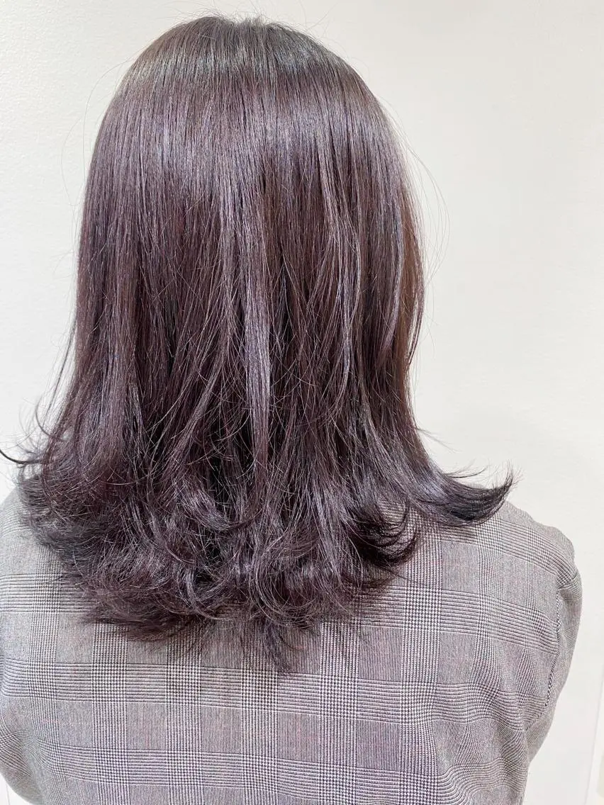 ミディアム カラー 🍊オオノ リホ🍑のヘアスタイル