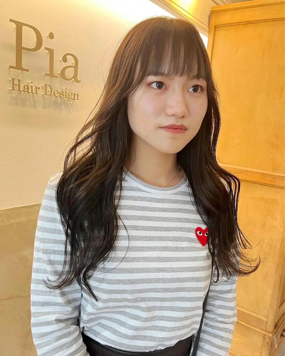 ロング カラー シールエクステ ブリーチ ハイトーンカラー インナーカラー ボブ カット ヘアカラー トリートメント 松尾太樹 【pia】福岡美容室のヘアスタイル