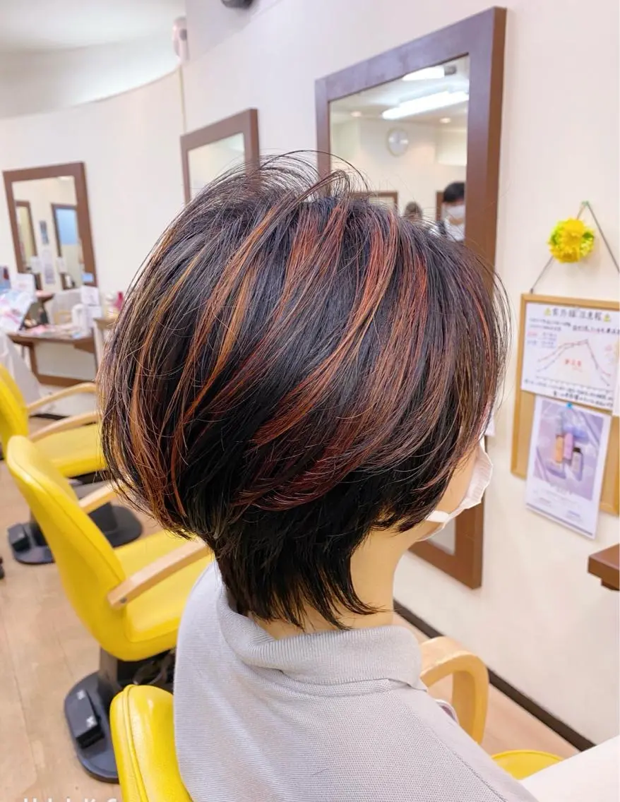 ショート カラー パーマ ショートヘア 寺澤 🌈祐のヘアスタイル