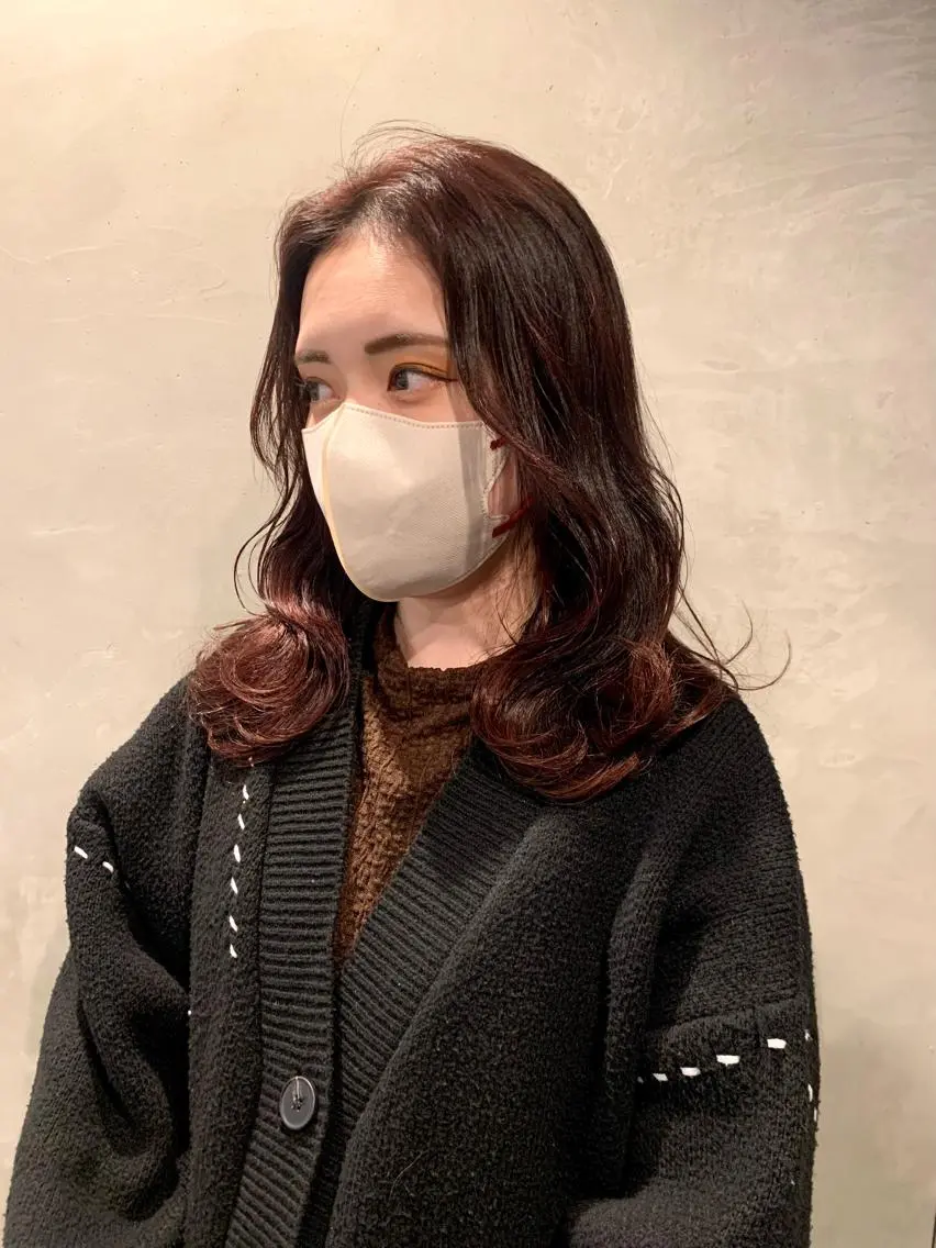 ミディアム カラー メンズ メンズブリーチ ブリーチ ブリーチなしカラー ヘアカラー トリートメント 落合希 Olivebeigeのヘアスタイル