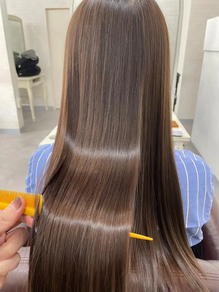 ロング トリートメント ババ リョウゴのヘアスタイル