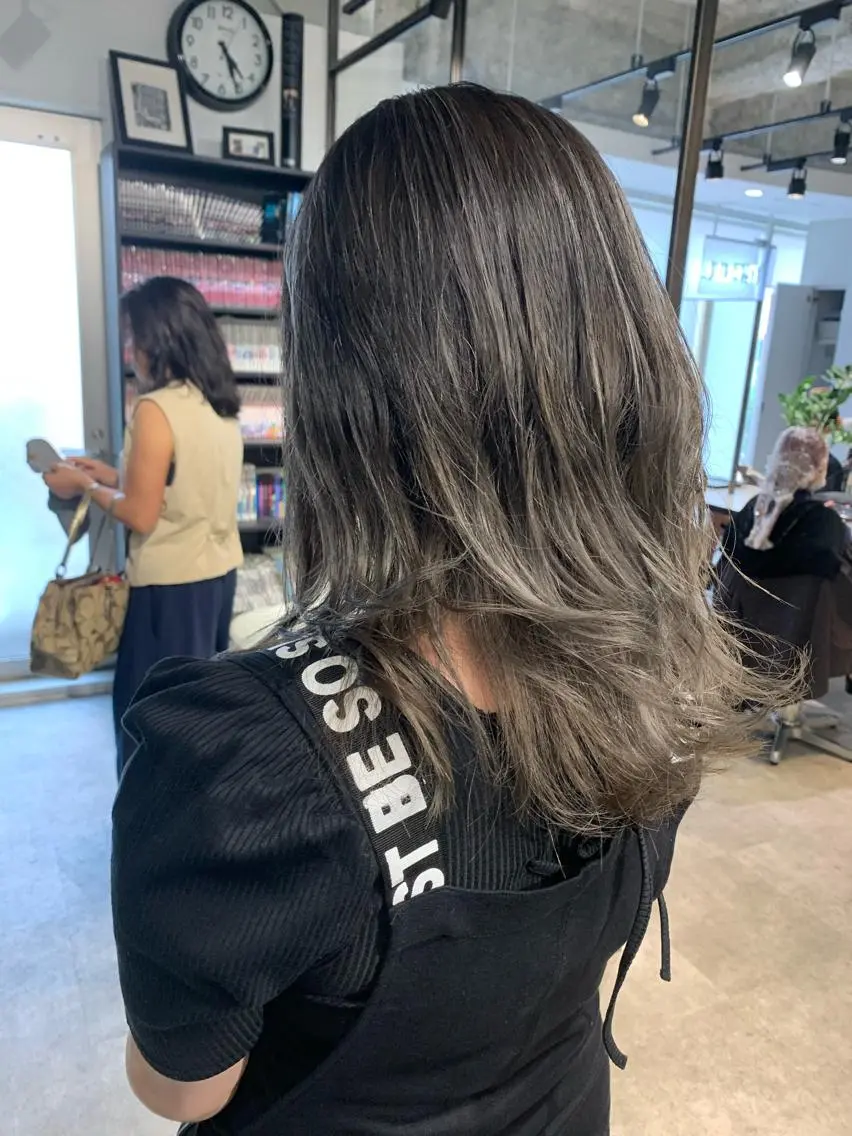 ロング カラー カット ヘアカラー トリートメント 園田 将士のヘアスタイル
