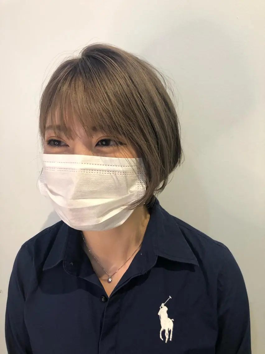 ショート ショートボブ ボブ ショートヘア 綿貫 美香のヘアスタイル
