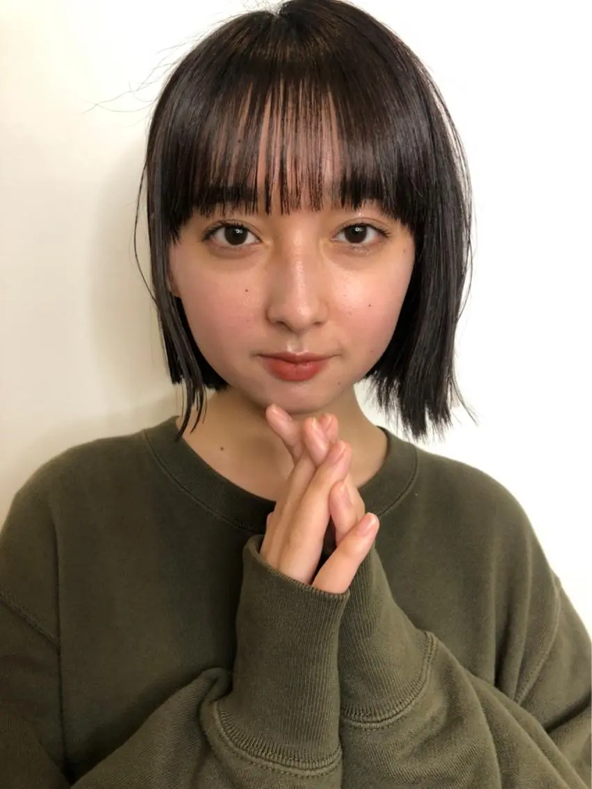 ショート ボブ 外ハネヘア ♡レイヤーボブ パーマ/うらら♡のヘアスタイル