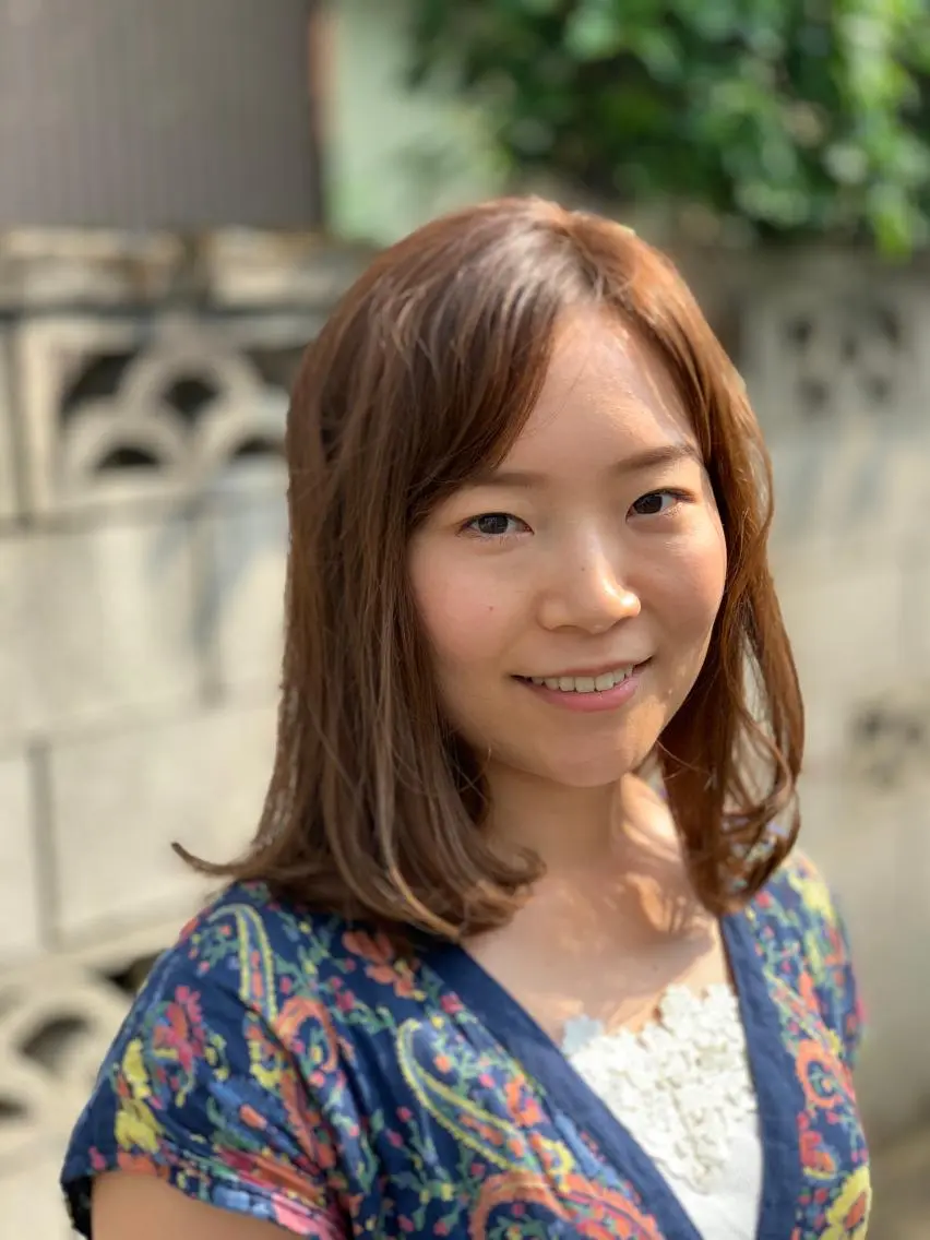 ミディアム カラー ヘアカラー トリートメント パーマスタジオ グレイス はやとのヘアスタイル