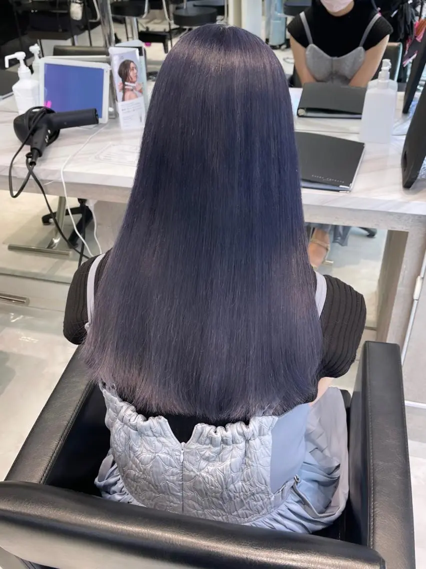 ロング カラー パーマ ヘアアレンジ メンズ キッズ ネイル マツエク・マツパ アイブロウ レイヤー/ダブル カラー/YURINAのヘアスタイル