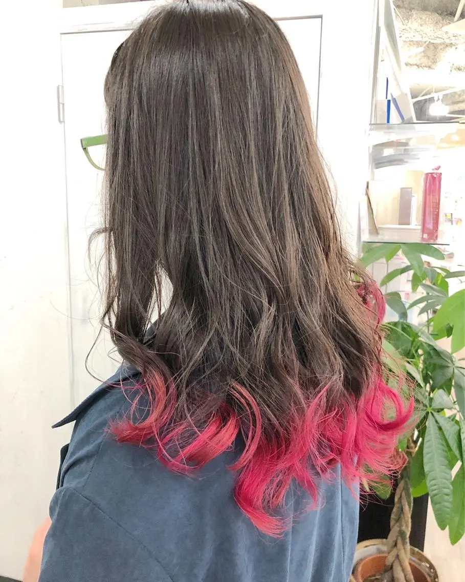 ロング カラー ヘアアレンジ 【池袋/スパイキー ショート】ⓝⓘⓜⓤのヘアスタイル