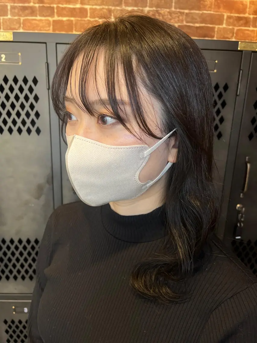 ミディアム カラー パーマ ヘアアレンジ メンズ キッズ ネイル マツエク・マツパ アイブロウ メンズブリーチ メンズハイライト メンズインナーカラー メンズ韓国風 ブリーチ 久木原 ゆりのヘアスタイル