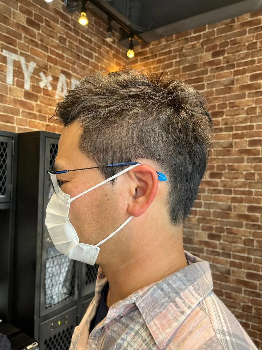 ショート カラー パーマ ヘアアレンジ メンズ キッズ ネイル マツエク・マツパ アイブロウ メンズハイライト メンズパーマ ブラウンカラー ケアカラー 透明感カラー 久木原 ゆりのヘアスタイル