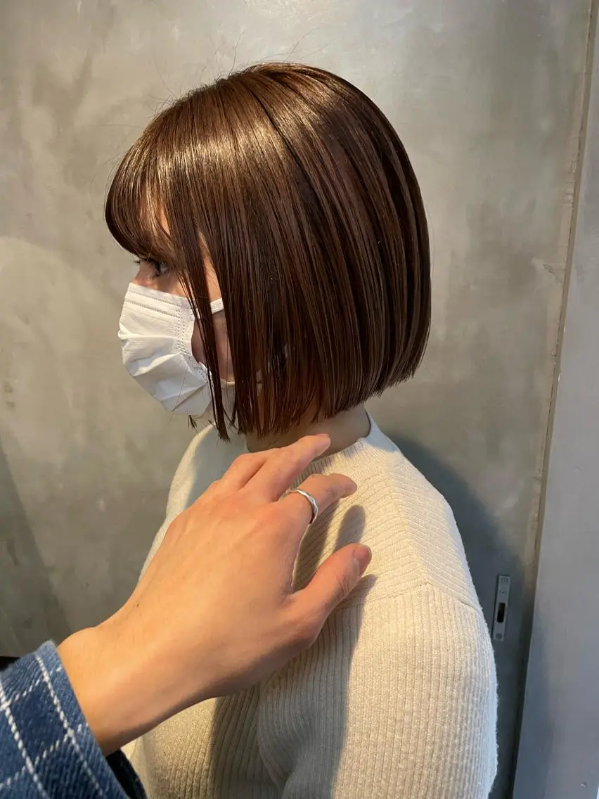 ショート カット トリートメント 👑ボブはお任せ ミヤノ👑のヘアスタイル