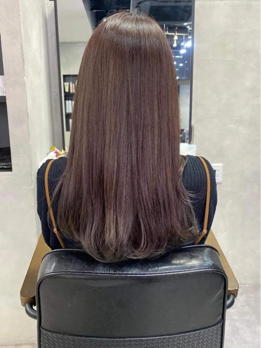 ロング カラー ヘアアレンジ FAAM Tsuneのヘアスタイル